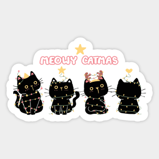 MEOWY CATMAS Sticker